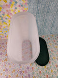 Vintage Tupperware Storage Mates 1614-5 Container w/Green Lid 9-3/4 Cup/2.3 Litres