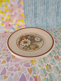 Vintage Temper-Ware by Lenox "Magic Garden" Appetizer/Dessert Plate Set/2