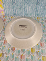 Vintage Temper-Ware by Lenox "Magic Garden" Appetizer/Dessert Plate Set/2