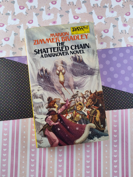 Vintage 1976 DAW Books 1st Printing The Shattered Chain by Marion Zimmer Bradley, Science Fiction/Fantasy Softcover