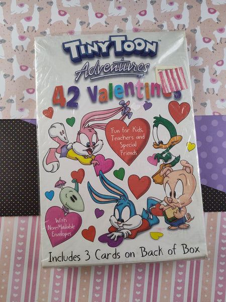 Vintage 1995 Warner Bros Tiny Toon Adventures Valentines Cards NIB