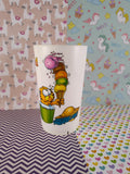 Vintage 1978 Garfield the Cat & Odie Pie Ice Cream Plastic/Melamine Tumbler, Excellent Shape