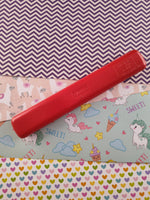 Vintage JAPAN Hello Kitty Plastic Chopstick Set w/Hinged Plastic Case