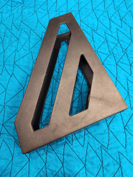 Magazine Holder/Organizer, Black Heavy Plastic 9.25" X 12.25" X 3"