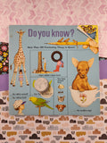 Vintage 1979 Random House "Do You Know?" Softcover Book