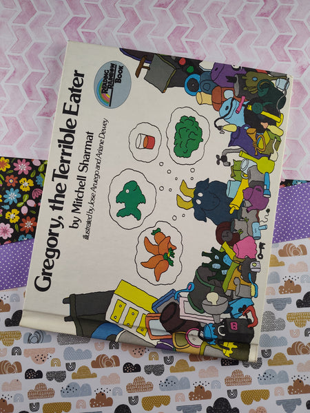 Vintage 1980 Gregory, the Terrible Eater by Mitchell Sharmat Reading Rainbow Book Hardcover