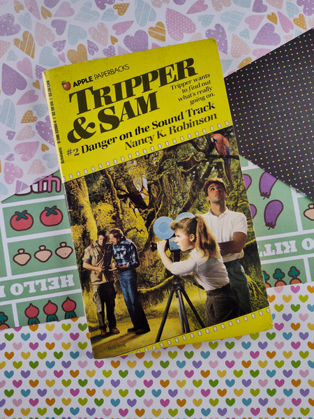 Vintage 1986 1st Printing Tripper & Sam #2 Danger on the Sound Track Softcover
