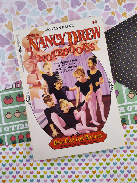 Vintage 1995 The Nancy Drew Notebooks #4: Bad Day for Ballet Softcover