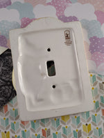 Walt Disney's Classic Pooh Hunny Jar Ceramic Lightswitch Plate, Nice & Clean