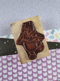 All Night Media Walt Disney "Dancing Pooh" #199-J05 Wooden Stamp Block