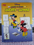 Vintage 1991 Walter Foster Disney's Learn to Draw Mickey and Minnie Oversized Hardcover