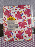 Vintage American Greetings Valentine's Day Gift Wrap Wrapping Paper, 2 Sheets New