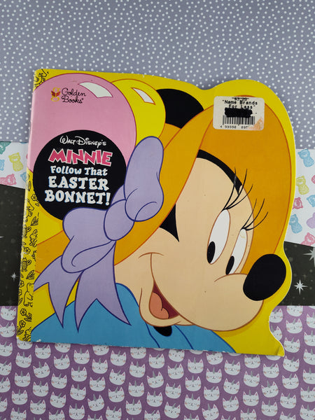 Vintage 1998 Golden Books Walt Disney's Minnie Follow That Easter Bonnet! Softcover
