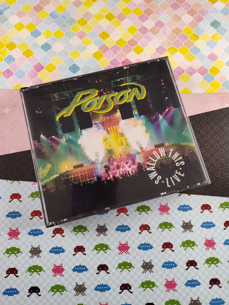 Vintage 1991 Poison: Swallow This Live Audio CD Dual Disc