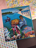 Vintage Keep Safe Underwater Theme Scrapbook Kit/Binder, Like New