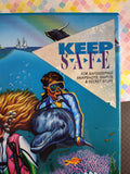 Vintage Keep Safe Underwater Theme Scrapbook Kit/Binder, Like New