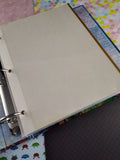 Vintage Keep Safe Underwater Theme Scrapbook Kit/Binder, Like New