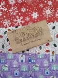 2008 Denami Design Christmas Snowy Chicks Sprites Wooden Block/Rubber Stamp