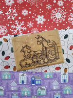 Vintage 1998 Stampin' Up Christmas Nativity Scene Wooden Block/Rubber Stamp