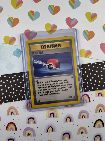 Vintage Common - Poke Ball Jungle Non-Holo Pokemon Card 64/64 - NM