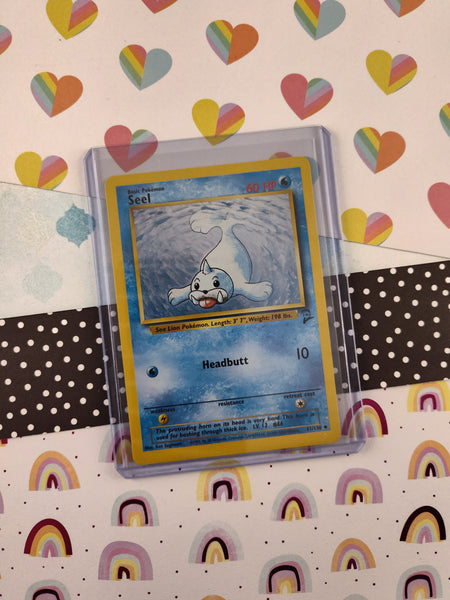 Vintage Uncommon - Seel Base Set 2 Non-Holo Pokemon Card 61/130  - NM