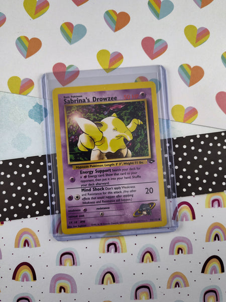 Vintage Common - Sabrina's Drowzee Gym Challenge Non-Holo Pokemon Card 95/132  - NM
