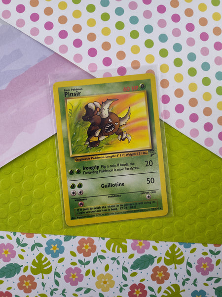 Vintage Rare - Pinsir Base Set 2 Non-Holo Pokemon Card 29/130 - VG
