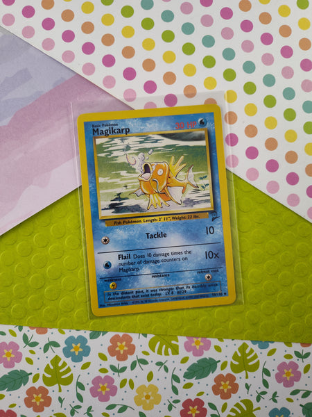Vintage Uncommon - Magikarp Base Set 2 Non-Holo Pokemon Card 50/130 - VG (C)