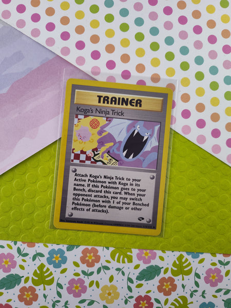 Vintage Uncommon - Pewter City Gym Challenge Non-Holo Pokemon Card 115/132 - VG