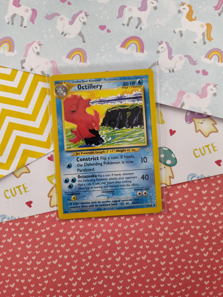 Vintage Uncommon - Octillery Neo Revelation Non-Holo Pokemon Card 34/64 - VG