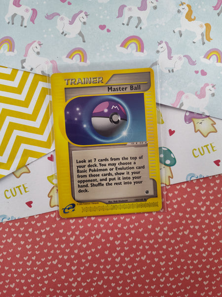 Vintage Uncommon - Master Ball Expedition Non-Holo Pokemon Card 143/165 - LP