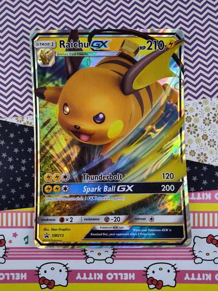 raichu holographic pokemon card Pokemon TCG