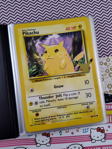 Pokemon TCG - Pikachu Celebrations 25th Anniversary Jumbo Full Art Hol Pfaltzcraftsmore Pokemon TCG - Pikachu Celebrations 25th Anniversary Jumbo Full Art Hol Pfaltzcraftsmore