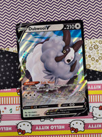 Pokemon TCG - Dubwool V Sword & Shield Promo Jumbo Full Art Holographic Card SWSH049 - VG