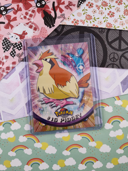 Vintage 1998 Topps 1st Edition Blue Label TV Animation Edition #16 Pidgey Non-Holo Pokemon Card - NM