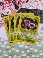 Vintage Uncommon - Set/4 Arbok Base Set 2 Non-Holo Pokemon Cards 31/62 - LP