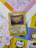Vintage Rare - Zapdos Fossil Holographic Pokemon Card 15/62 - LP (B)