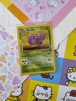Vintage Uncommon - Weezing Fossil Non-Holo Pokemon Card  45/62 - VG (B)