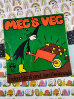 Vintage 1982 Picture Puffin Softcover, Meg's Veg by Helen Nicoll & Jan Pienkowski