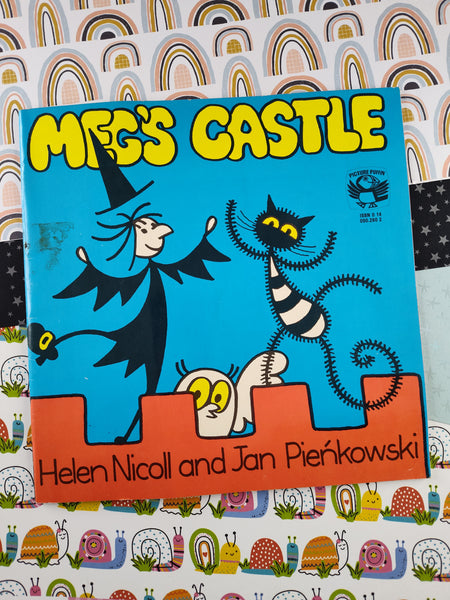 Vintage 1982 Picture Puffin Softcover, Meg's Castle by Helen Nicoll & Jan Pienkowski