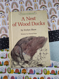 Vintage 1976 I Can Read Book, A Nest of Wood Ducks, Hardcover