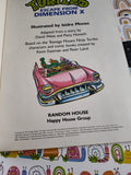 Vintage 1991 1st Printing Teenage Mutant Ninja Turtles TMNT Escape From Dimension X Storybook Adventure Softcover