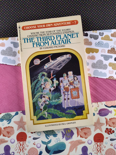 Vintage 1980 1st Printing Choose Your Own Adventure "The Third Planet From Altair" Softcover