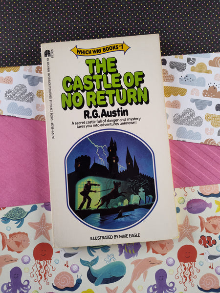 Vintage 1982 Which Way Books #1, "The Castle of No Return", Softcover