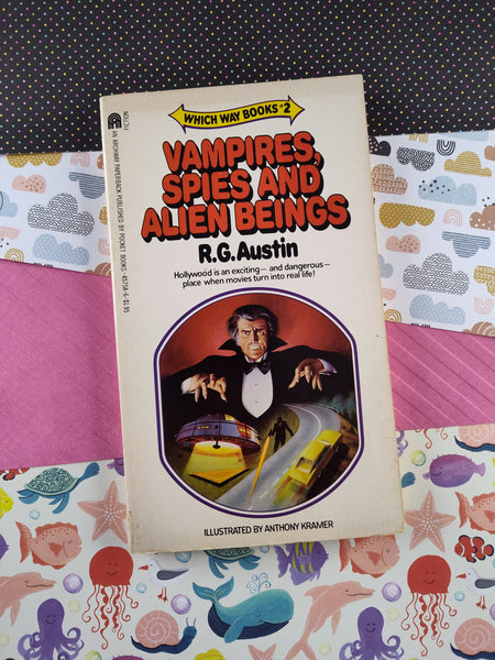 Vintage 1982 Which Way Books #2, "Vampires, Spies and Alien Beings", Softcover