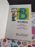 Vintage 1974 Let's Discover Words "B" Troll Picture Dictionary Softcover Booklet