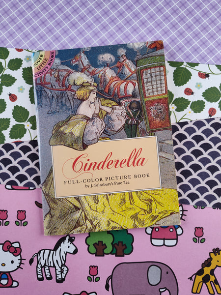 Vintage 1993 Dover Little Activity Books: Cinderella Full-Color Picture Softcover