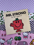 Vintage 1976 Original Mr. Men Books "Mr. Strong" by Roger Hargreaves, Softcover
