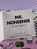 Vintage 1978 Original Mr. Men Books "Mr. Nonsense" by Roger Hargreaves, Softcover