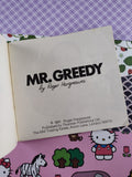 Vintage 1971 Original Mr. Men Books "Mr. Greedy" by Roger Hargreaves, Softcover